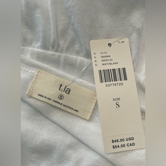 Anthropologie | T.La White Tee Wilder Tunic NWT Small - Picture 6 of 8